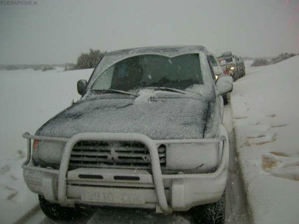 Mitsubishi Montero V6 en la nieve 4x4